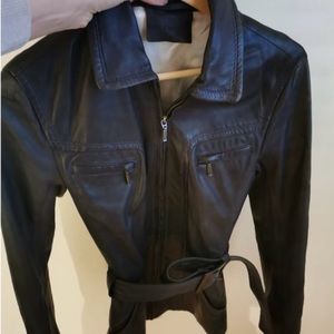Oakwood blue leather jacket